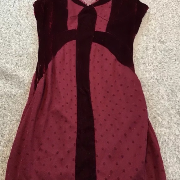 Free People Burgundy Dress NWT - Picture 5 of 6